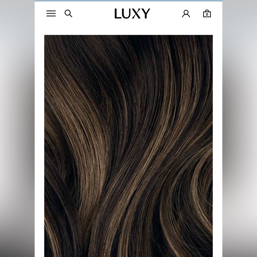 Luxy 16" Seamless Mocha Bronde Balayage Clip-Ins